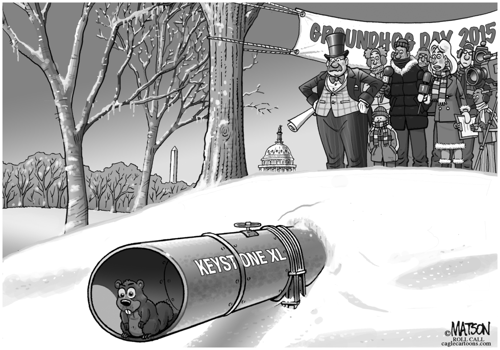  KEYSTONE XL GROUNDHOG by RJ Matson