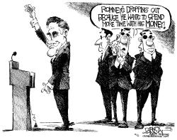 ROMNEY DROPS OUT by John Darkow