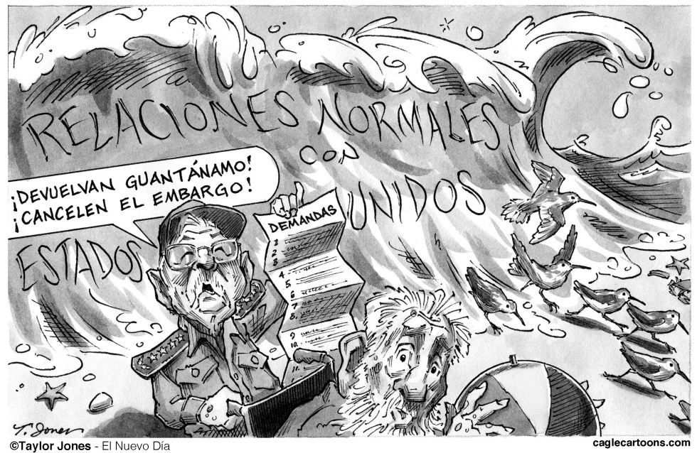  RAúL Y FIDEL CONTRA LA OLA by Taylor Jones