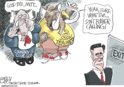 GOODBYE MITT by Pat Bagley