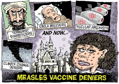 MEASLES VACCINE DENIERS by Wolverton