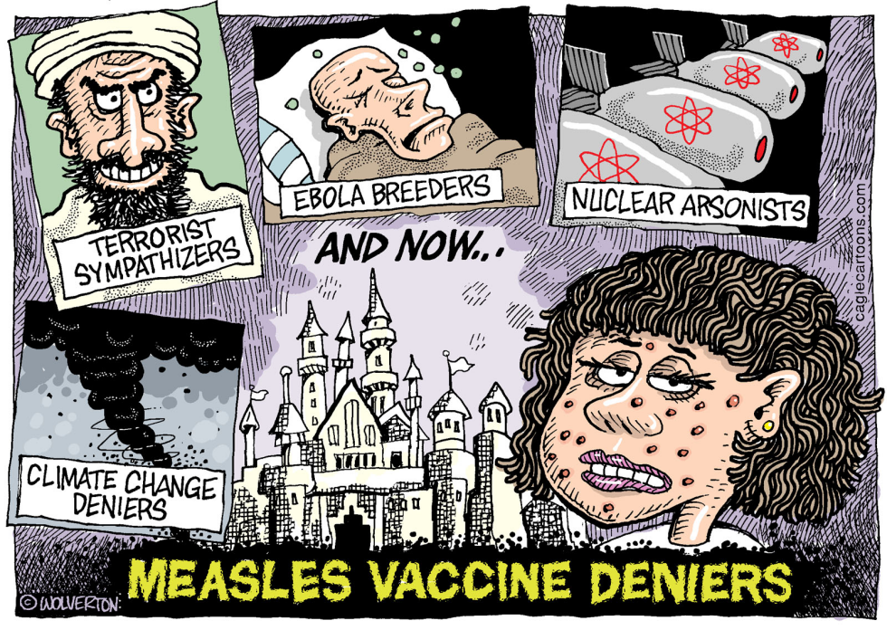  MEASLES VACCINE DENIERS by Wolverton