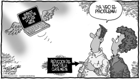 REDUCCION DEL PAGO DE LA CLASE MEDIA by Bob Englehart