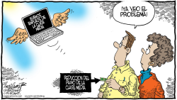 REDUCCION DEL PAGO DE LA CLASE MEDIA  by Bob Englehart