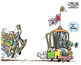 GOP CLOWN CAR by John Cole