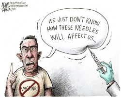 VACCINES by Adam Zyglis