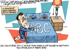 BRIAN WILLIAMS by David Fitzsimmons