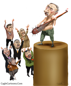 PUTIN AND HIS EUROPEAN CHORUS OF PRAISE by Riber Hansson