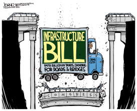 CONGRESSIONAL BRIDGE COLLAPSE by John Cole