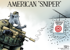 GOP SNIPER by Nate Beeler