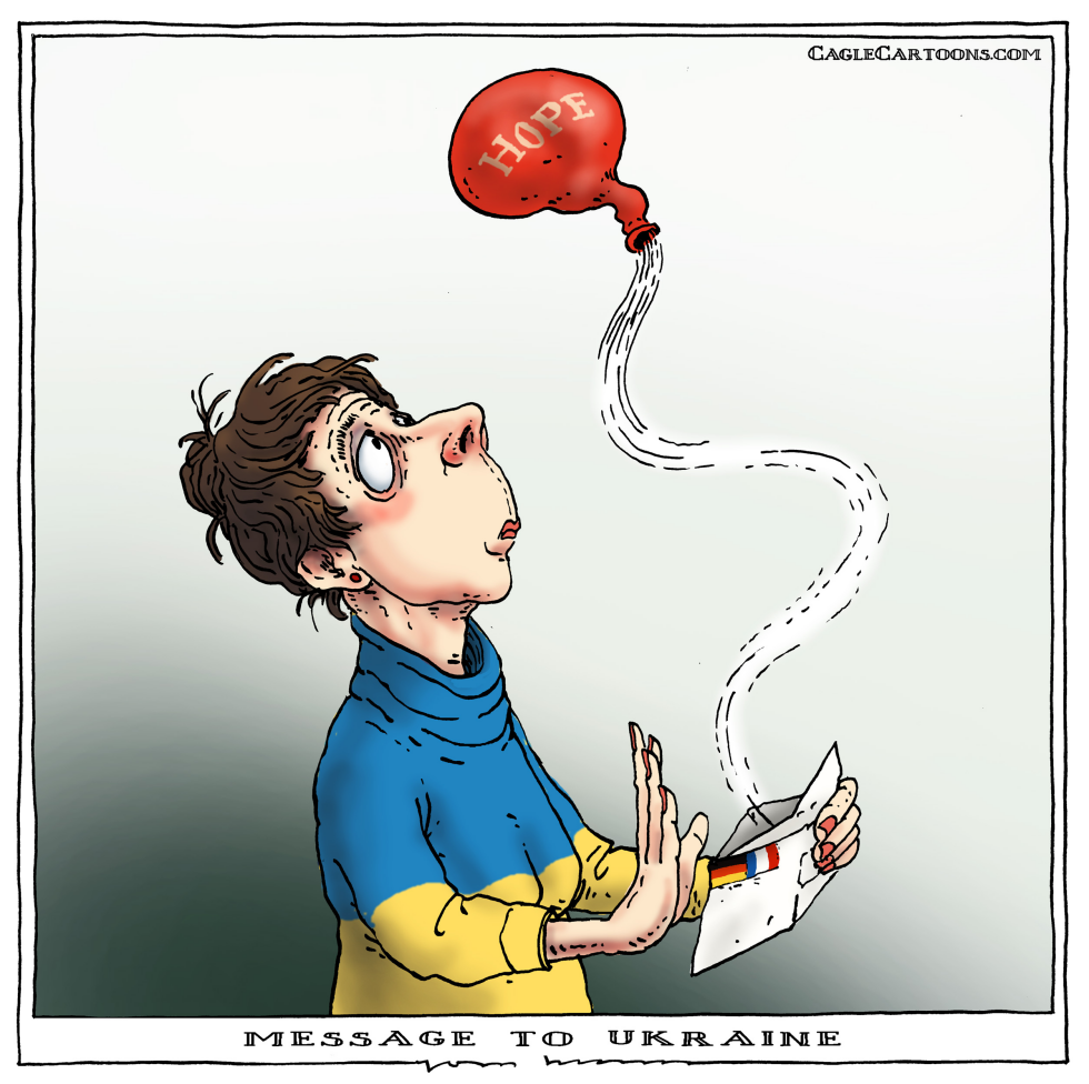  MESSAGE TO UKRAINE by Joep Bertrams