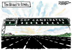 THE ROAD TO IOWA by Jeff Koterba