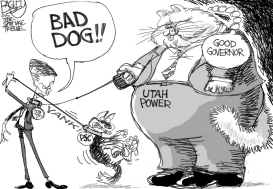 UTAH BAD GOVERNOR by Pat Bagley