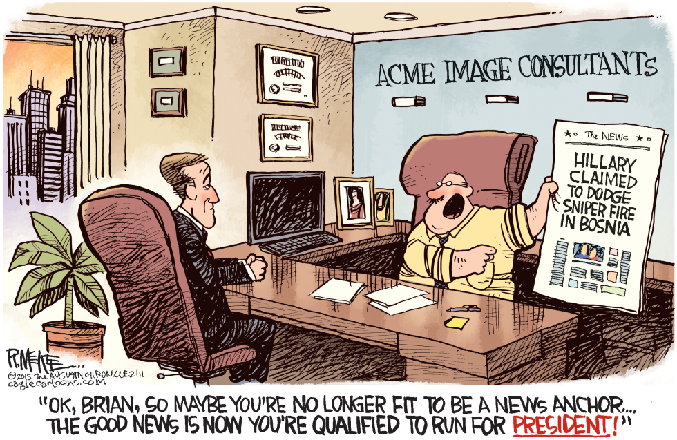  BRIAN WILLIAMS IMAGE by Rick McKee