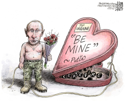 RUSSIAN VALENTINE by Adam Zyglis