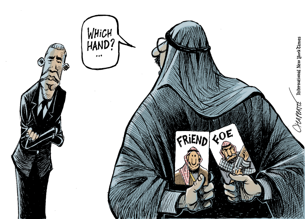  THE SAUDI GAME by Patrick Chappatte