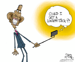 OBAMA SELFIE STICK by Gary McCoy