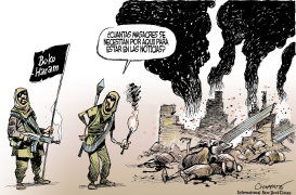 BOKO HARAM EN UN ALBOROTO by Patrick Chappatte