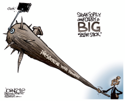 BIG SELFIE-STICK DIPLOMACY by John Cole