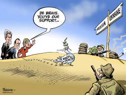 UKRAINE CEASEFIRE by Paresh Nath