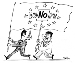 MR. CHIRAC AND FRENCH NO TO EUROPEAN CONSTITUTION by Christo Komarnitski