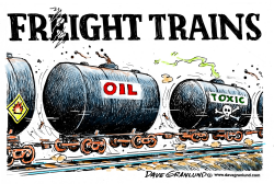 FREIGHT FRIGHT by Dave Granlund