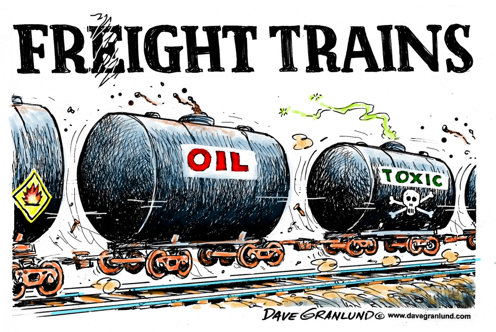  FREIGHT FRIGHT by Dave Granlund