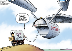 REGULATING THE INTERNET by Nate Beeler