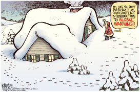 SNOWED IN by Rick McKee