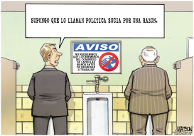 MIEMBROS DEL CONGRESO NO REQUIEREN LAVARSE MANOS by RJ Matson