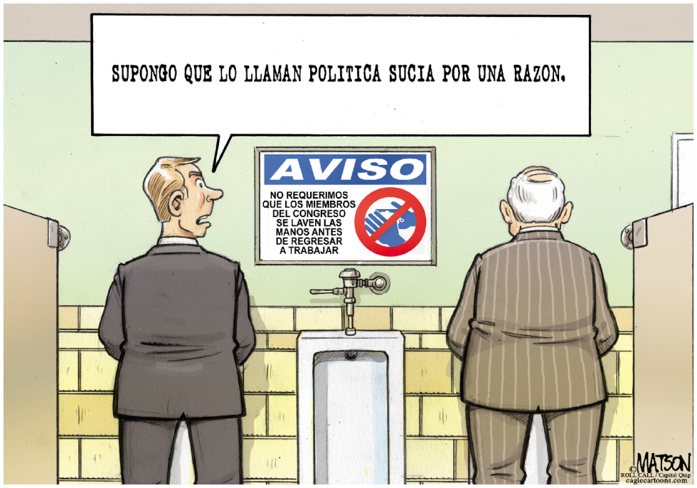  MIEMBROS DEL CONGRESO NO REQUIEREN LAVARSE MANOS by RJ Matson