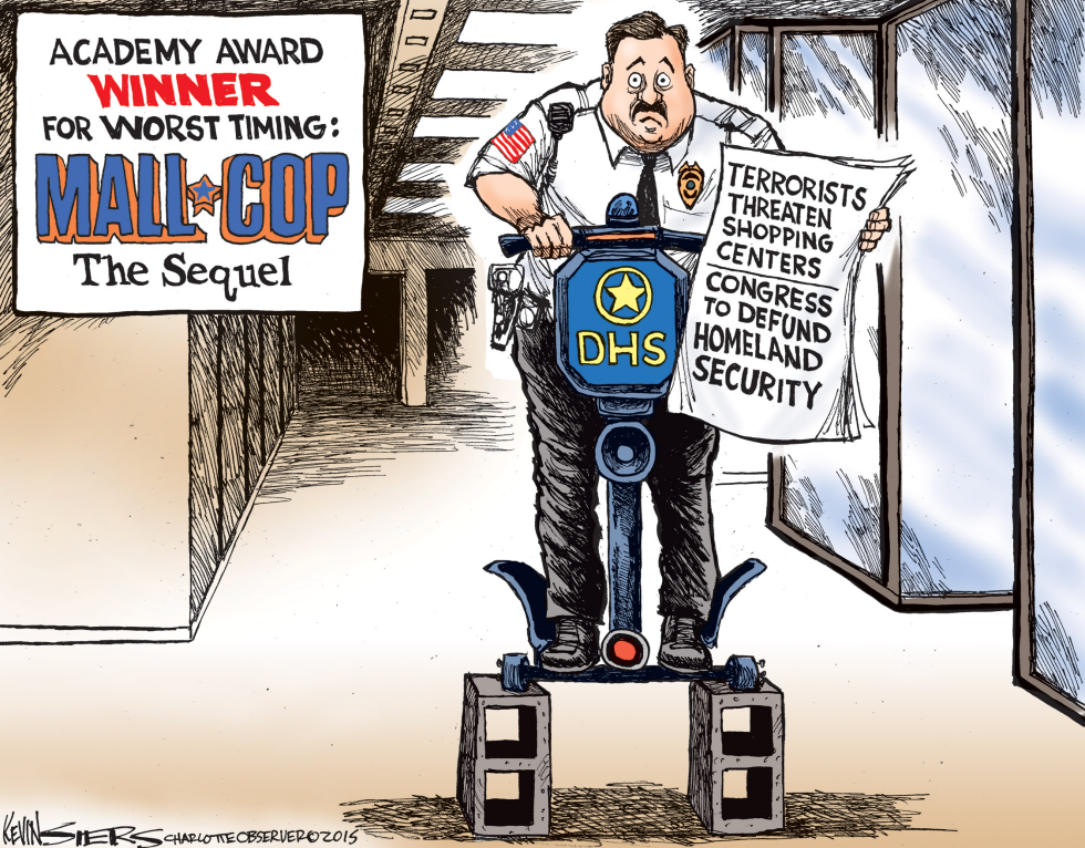  MALL COP by Kevin Siers