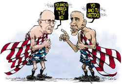 RUDY GIULIANI - OBAMA- Y AMOR POR AMERICA  by Daryl Cagle