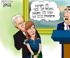 BIDEN GETS TOUCHY by Gary McCoy