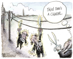 SHUTDOWN POLITICS by Adam Zyglis