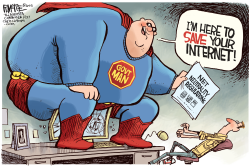 NET NEUTRALITY by Rick McKee