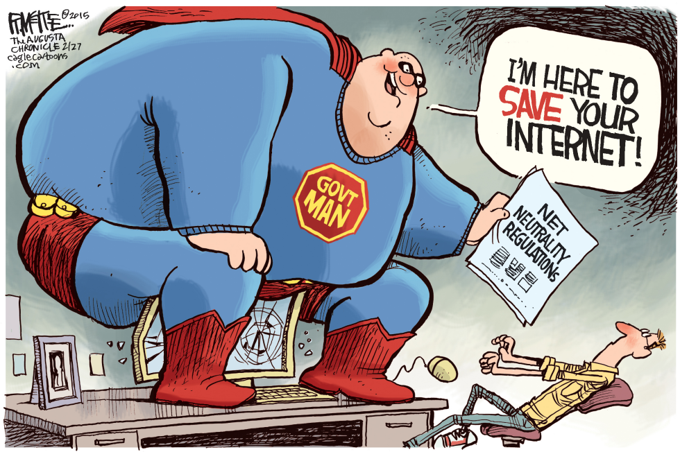  NET NEUTRALITY by Rick McKee