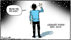 LEONARD NIMOY by Bob Englehart