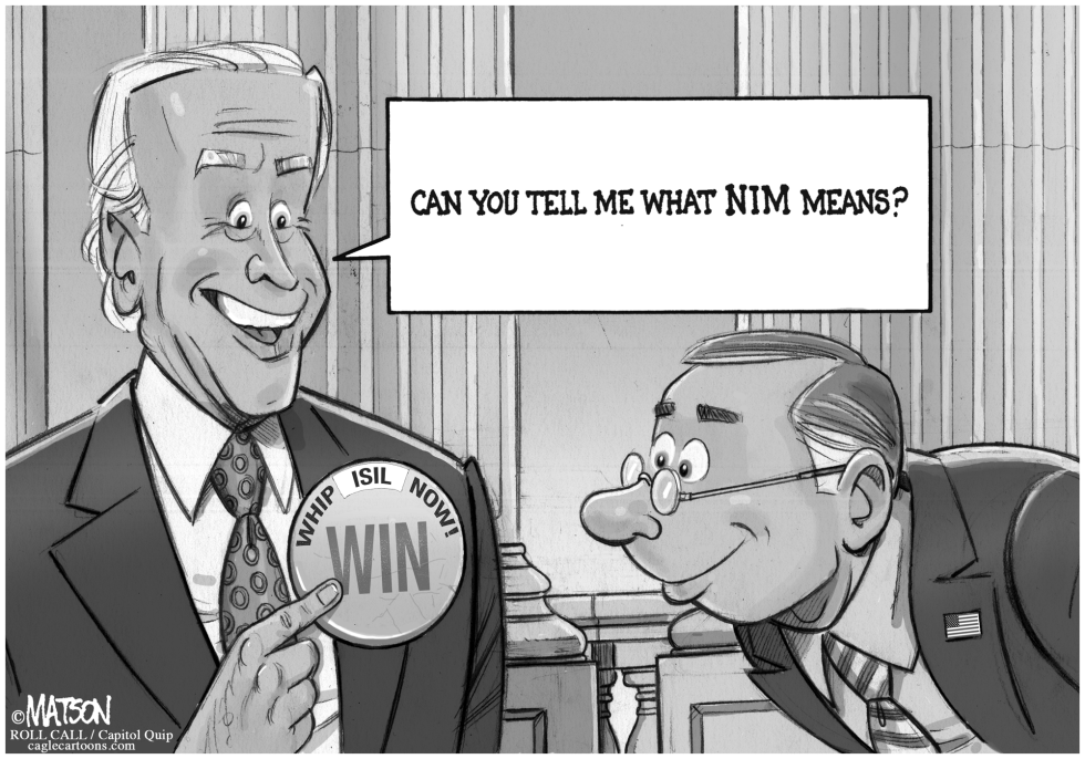  RETRO WIN BUTTONS ARE PART OF WHITE HOUSE PLAN TO DEFEAT ISIL by RJ Matson