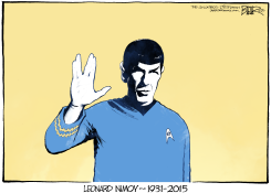 LIVE LONG AND PROSPER by Nate Beeler