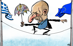 VAROUFAKIS IN THE STRING by Kap