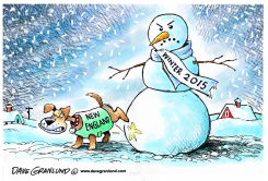 NEW ENGLAND SNOW RETORT 2015 by Dave Granlund