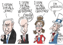 NETANYAHU SPEECH by Pat Bagley