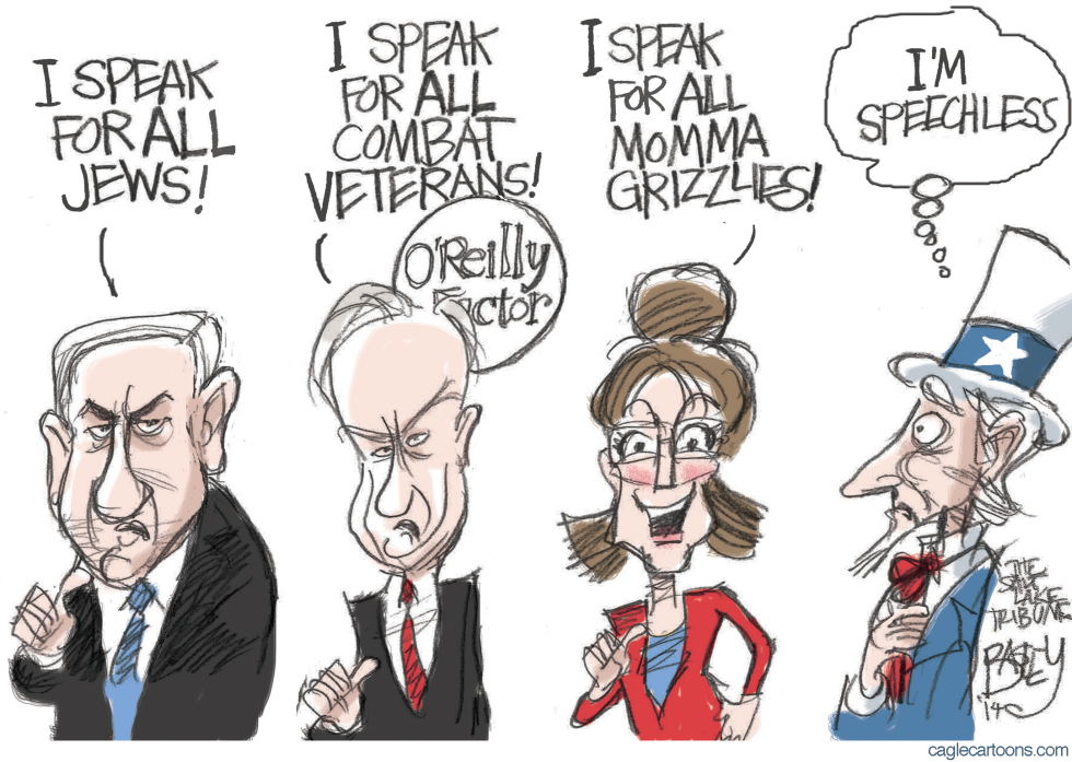  NETANYAHU SPEECH by Pat Bagley