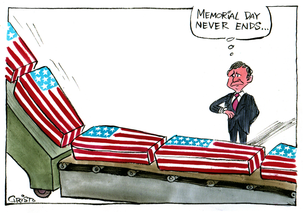  PRESIDENT BUSH S MEMORIAL DAY by Christo Komarnitski