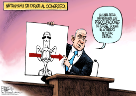 LA LINEA ROJA DE NETANYAHU  by Nate Beeler