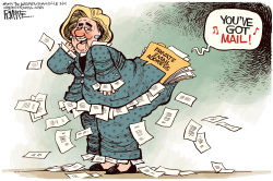 HILLARY EMAIL by Rick McKee