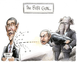 ISRAELI FIREPOWER by Adam Zyglis