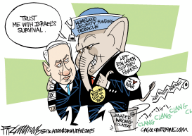 ISRAEL AND THE GOP by David Fitzsimmons