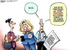 HILLARY E-MAILS by Nate Beeler